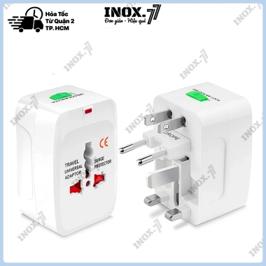 Ổ cắm du lịch đa năng 321 - Chuyển đổi chuẩn EU, US, AU, JP, dùng được tại hơn 200 quốc gia, giá chỉ 29.000đ
