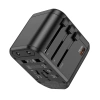 Ổ cắm du lịch đa năng Hoco AC15 sạc nhanh 20W - 2 USB, 8A/230V & 110V, 4 chân US-UK-EU-AUS, giá 225.000₫ 3
