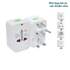 Ổ Cắm Du Lịch Đa Năng Honeys ECO-TV1 - Chuyển Đổi Jack, Gọn Gàng, Tiết Kiệm 12k