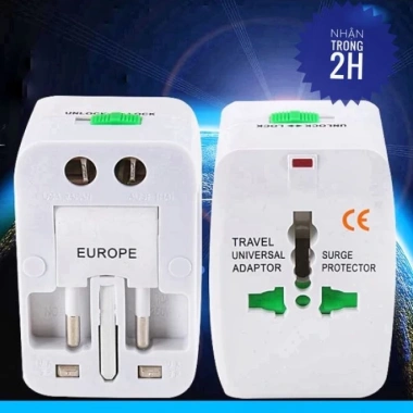 Ổ Cắm Du Lịch Đa Năng Honeys ECO-TV1 - Chuyển Đổi Jack, Gọn Gàng, Tiết Kiệm 12k