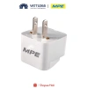 Ổ Cắm Du Lịch Đa Năng MPE 2 Chân Dẹt 3 Chấu Vuông - Dùng 160 Quốc Gia, Bảo Hành 12 Tháng, Giá 30.600₫ 4
