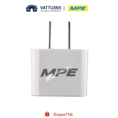 Ổ Cắm Du Lịch Đa Năng MPE 2 Chân Dẹt 3 Chấu Vuông - Dùng 160 Quốc Gia, Bảo Hành 12 Tháng, Giá 30.600₫ 5