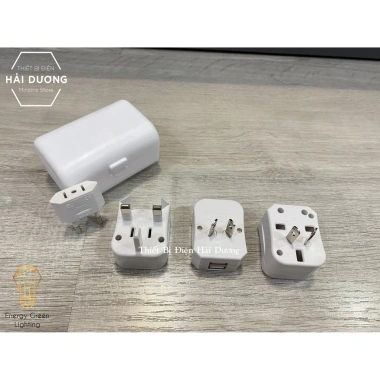 Ổ cắm du lịch đa năng tháo rời USB OC-124, giảm còn 35k, hỗ trợ 4 chuẩn quốc tế