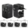 Ổ Cắm Du Lịch Đa Năng Thông Minh 4 Cổng USB + Phích Cắm Chuyển Đổi, Giá Ưu Đãi 148.000₫