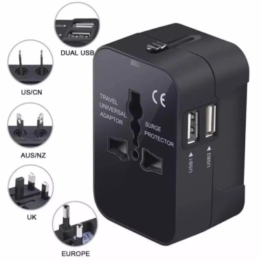 Ổ Cắm Du Lịch Đa Năng Thông Minh 4 Cổng USB + Phích Cắm Chuyển Đổi, Giá Ưu Đãi 148.000₫ 2
