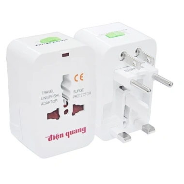 Ổ Cắm Du Lịch Điện Quang ĐQ ESK TV01 - An toàn, Tiết kiệm, Giá 38.990đ