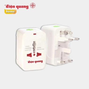 Ổ cắm du lịch Điện Quang ĐQ ESK TV01 trắng, bảo hành 12 tháng, giá 86.000 VND 2