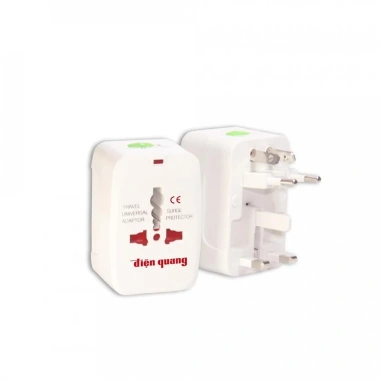 Ổ cắm du lịch Điện Quang ĐQ TV01 - Chịu nhiệt, bảo vệ quá tải, chân cắm, 75.805đ 7