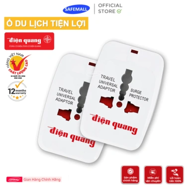 Ổ cắm du lịch Điện Quang ESK TV01 - An toàn, nhỏ gọn, tiện lợi, bảo hành 12 tháng, giá chỉ 92.504₫ 3