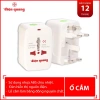 Ổ cắm du lịch Điện Quang ESK TV01 trắng - chịu nhiệt, tự ngắt khi quá tải, 84.938₫ 6