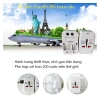 Ổ cắm du lịch ĐQ ESK TV01 - Lỗ cắm chuẩn quốc tế, nhỏ gọn, dễ mang theo, 27.000₫ 4