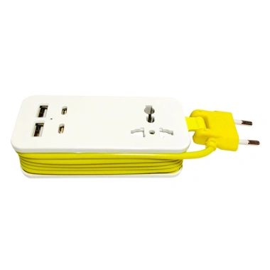 Ổ cắm du lịch Mini ORJE EU US UK KR RU USB‑Type‑C sạc điện thoại chỉ 208.162₫