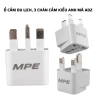 Ổ cắm du lịch MPE 2 chấu AD1 + 3 chấu AD2 - Nhỏ gọn, chuyển đổi phích cắm, giá 23.800₫ 3