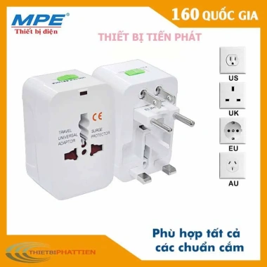 Ổ Cắm Du Lịch MPE TA1 Đa Năng 160 Quốc Gia - EU, Chính Hãng, Giá 79.000₫