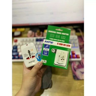 Ổ cắm du lịch MPE TA3 tích hợp USB, nhựa PVC cao cấp - Hàng chính hãng, giá ưu đãi 165.500₫ 2