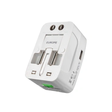 Ổ cắm du lịch MPE tiêu chuẩn Châu Âu tích hợp USB, thiết kế nhỏ gọn, Chính hãng 8