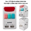 Ổ cắm du lịch Seri TA MPE 3 dạng phích cắm, 3 ổ cắm đa năng TA2-TA5 - Giá 180.800₫ 10