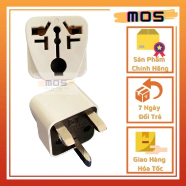 Ổ cắm du lịch Singapore Anh Hàn Quốc Châu Âu ba chấu Tiến Thành - 38.000đ