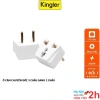 Ổ Cắm Kingler Đầu Chuyển Đổi Phích Điện 3 Chân Sang 2 Chân - Tiện Dụng An Toàn Giá 25.000 VND