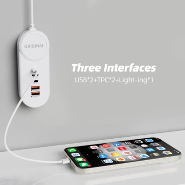 Ổ cắm mở rộng USB Fonken 5 trong 1 12W - Trạm sạc nhanh tường đa USB, giảm giá 177.855₫ 4 Ổ cắm mở rộng USB Fonken 5 trong 1 12W - Trạm sạc nhanh tường đa USB, giảm giá 177.855₫ 4