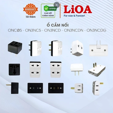 Ổ Cắm Nối Đa Năng LiOA 3 Ngả - Cách điện, Chịu Nhiệt, Chịu Va Đập, Giá Chỉ 18.000đ