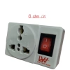 Ổ Cắm Phích Cắm Chuyển Đổi LW Việt Nam - Đèn Báo, Công Suất Lớn, Thiết Kế Hẹp