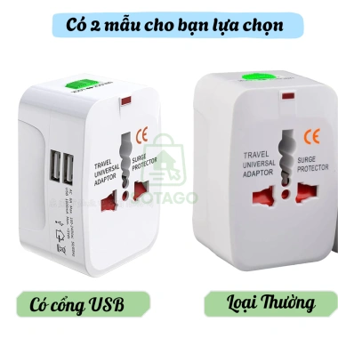 Ổ Cắm Quốc Tế Đa Năng - Tương Thích hơn 150 Quốc Gia, Chuyển Đổi Du Lịch, Giá Ưu Đãi 99.000₫ 9 Ổ Cắm Quốc Tế Đa Năng - Tương Thích hơn 150 Quốc Gia, Chuyển Đổi Du Lịch, Giá Ưu Đãi 99.000₫ 9