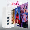 Ổ cắm sạc USB đa cổng 35W PD, phích cắm EU US, Type-C du lịch, sạc nhanh máy tính bảng & điện thoại – Giá 98.010 VND 2
