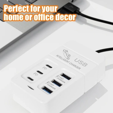 Ổ cắm sạc USB đa cổng 35W PD, phích cắm EU US, Type-C du lịch, sạc nhanh máy tính bảng & điện thoại – Giá 98.010 VND 3 Ổ cắm sạc USB đa cổng 35W PD, phích cắm EU US, Type-C du lịch, sạc nhanh máy tính bảng & điện thoại – Giá 98.010 VND 3
