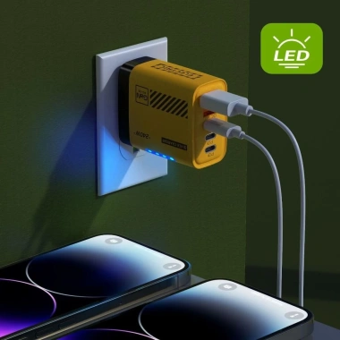 Ổ cắm sạc YUNAUN 240W đa cổng EU/US USB‑A + C PD QC3.0, bộ sạc nhẹ, tốc độ nhanh 8 Ổ cắm sạc YUNAUN 240W đa cổng EU/US USB‑A + C PD QC3.0, bộ sạc nhẹ, tốc độ nhanh 8