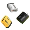 Ổ cắm sạc YUNAUN 240W đa cổng EU/US USB‑A + C PD QC3.0, bộ sạc nhẹ, tốc độ nhanh 9