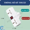 Ổ cắm SH609K chuẩn châu Âu - Chuyển đổi ổ đơn sang đôi có công tắc, giảm giá tới 32.000₫ 8