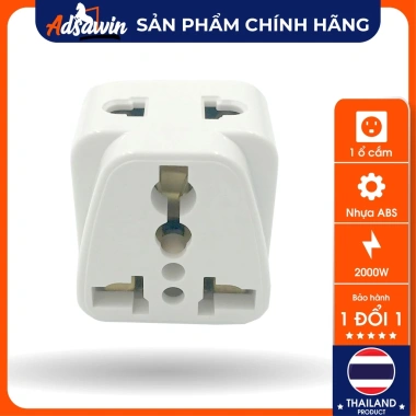 Ổ cắm THAILAND KT90-B chia ổ 3 chấu sang 2.000W ABS chống cháy - Giá chỉ 39.900₫ 2