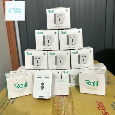 Ổ Cắm Thông Minh 16A 3.000W WIFI Rạng Đông - Hẹn giờ bật/tắt, App Tiếng Việt, Điều khiển từ xa
