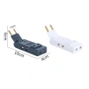 Ổ cắm tường 4 trong 1 EU 180° du lịch Bộ chuyển đổi nguồn di động, giá 34.000đ 2