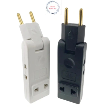 Ổ Cắm Tường 4 Trong 1 EU Dài 180°, Adapter Du Lịch Chuyển Đổi VN - 23.400₫ 5