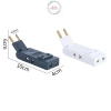 Ổ Cắm Tường 4 Trong 1 EU Dài 180°, Adapter Du Lịch Chuyển Đổi VN - 23.400₫ 6