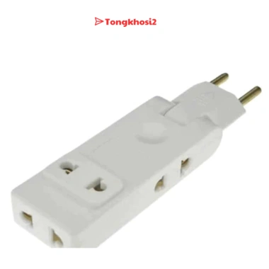 Ô cắm tường nối dài EU 180° - Adapter du lịch di động, chuyển đổi ổ cắm, chỉ 32.9k