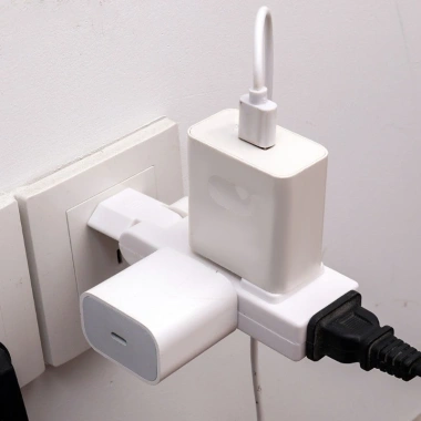 Ổ Cắm Tường Nối Dài EU 4in1 180° Đa Năng Adapter Du Lịch Di Động Giá 22.500 VND 5