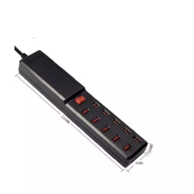 Ổ cắm USB 10 cổng thông minh, đế sạc đa năng cho điện thoại & máy tính bảng - Giá 219.000₫