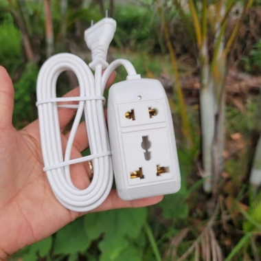 Ổ cắm Vinakip du lịch 2 ngả liền dây - Dễ sạc khi phượt, du lịch, giá 55k
