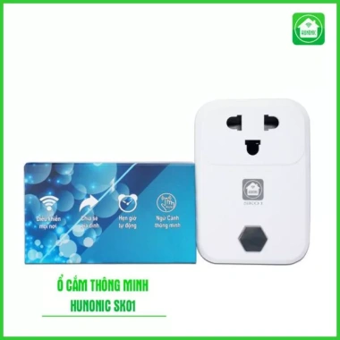 Ổ cắm wifi thông minh Hunonic SK01 – Điều khiển từ xa, giọng nói, hẹn giờ, 158.000đ 2 Ổ cắm wifi thông minh Hunonic SK01 – Điều khiển từ xa, giọng nói, hẹn giờ, 158.000đ 2