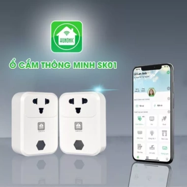 Ổ cắm wifi thông minh Hunonic SK01 – Điều khiển từ xa, giọng nói, hẹn giờ, 158.000đ 4 Ổ cắm wifi thông minh Hunonic SK01 – Điều khiển từ xa, giọng nói, hẹn giờ, 158.000đ 4