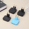 Ổ cắm xoay 180° 3 trong 1 EU du lịch - Chuyển đổi đa lỗ, mỏng không dây, mở rộng cắm