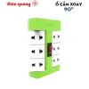 Ổ cắm xoay 90º Điện Quang ĐQ ESK RT 6 - 6 lỗ 2 chấu, chính hãng, giá 84.000₫ 2