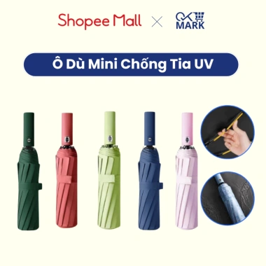 Ô che nắng DIDOOGLT chống UV, dù che mưa gấp gọn, chống thấm nước, giá 50.000 3
