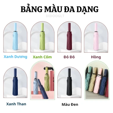 Ô che nắng DIDOOGLT chống UV, dù che mưa gấp gọn, chống thấm nước, giá 50.000 9