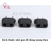 Ổ chuyển đổi P6 2 dẹt sang 2 chân tròn, đầu cắm 2 chấu 220V, giảm giá 10.000đ 2