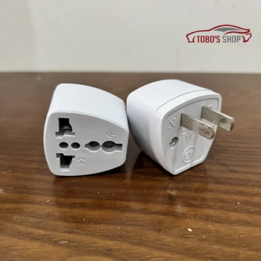 Ổ chuyển đổi phích cắm 3 chân sang 2 chân, chấu tròn dẹt trắng - 10.000 VND 6