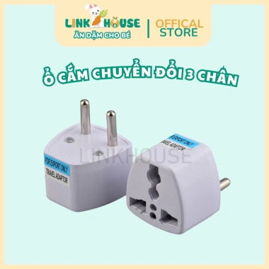 Ổ chuyển đổi phích cắm 3 chân sang 2 chân – Giá 15.000, gọn gàng, an toàn